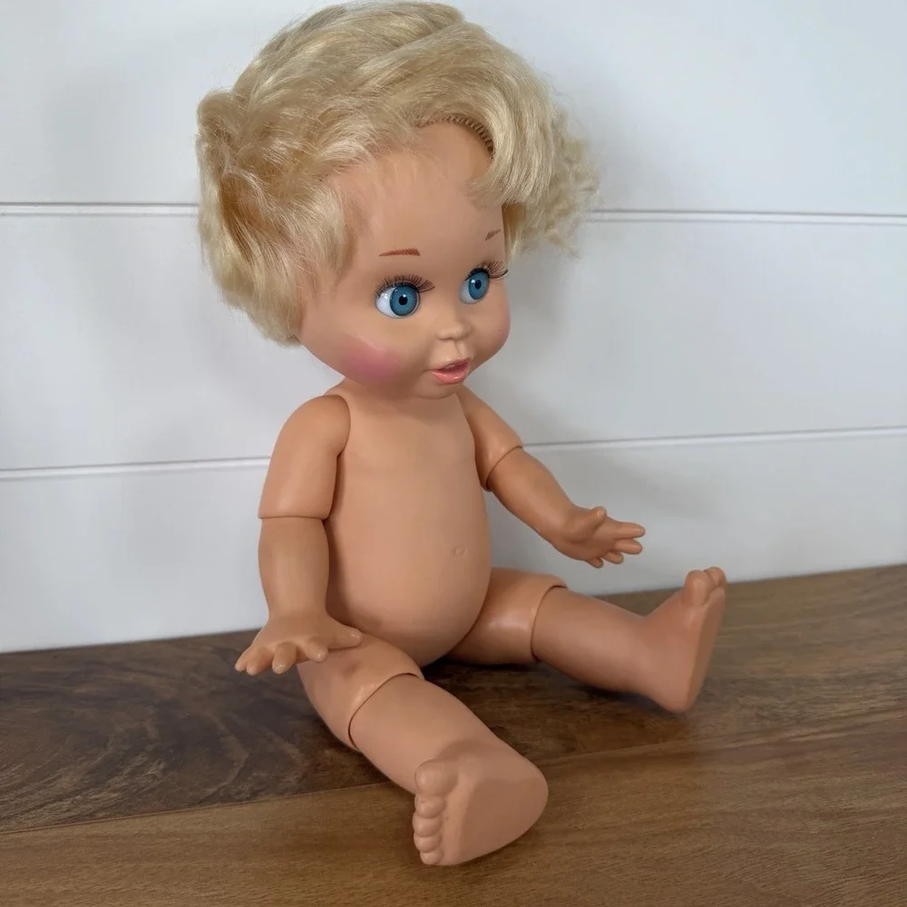 Galoob‎ Baby Face Doll #7 So Innocent Cynthia LGTI 1990 VTG Posable *Wear*